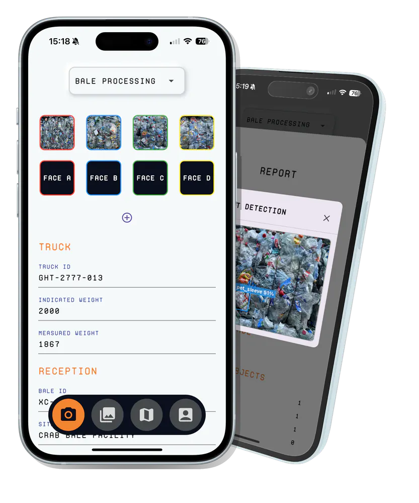 Mobile bale inspection app